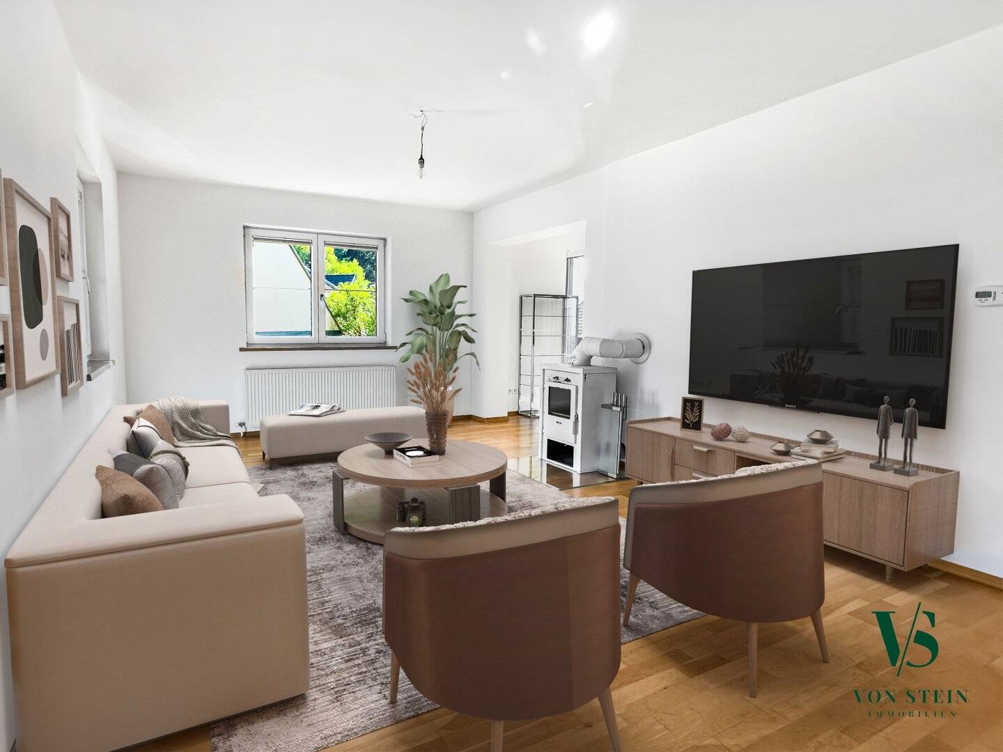 Wohnung im Grünen mit Loggia und Garage