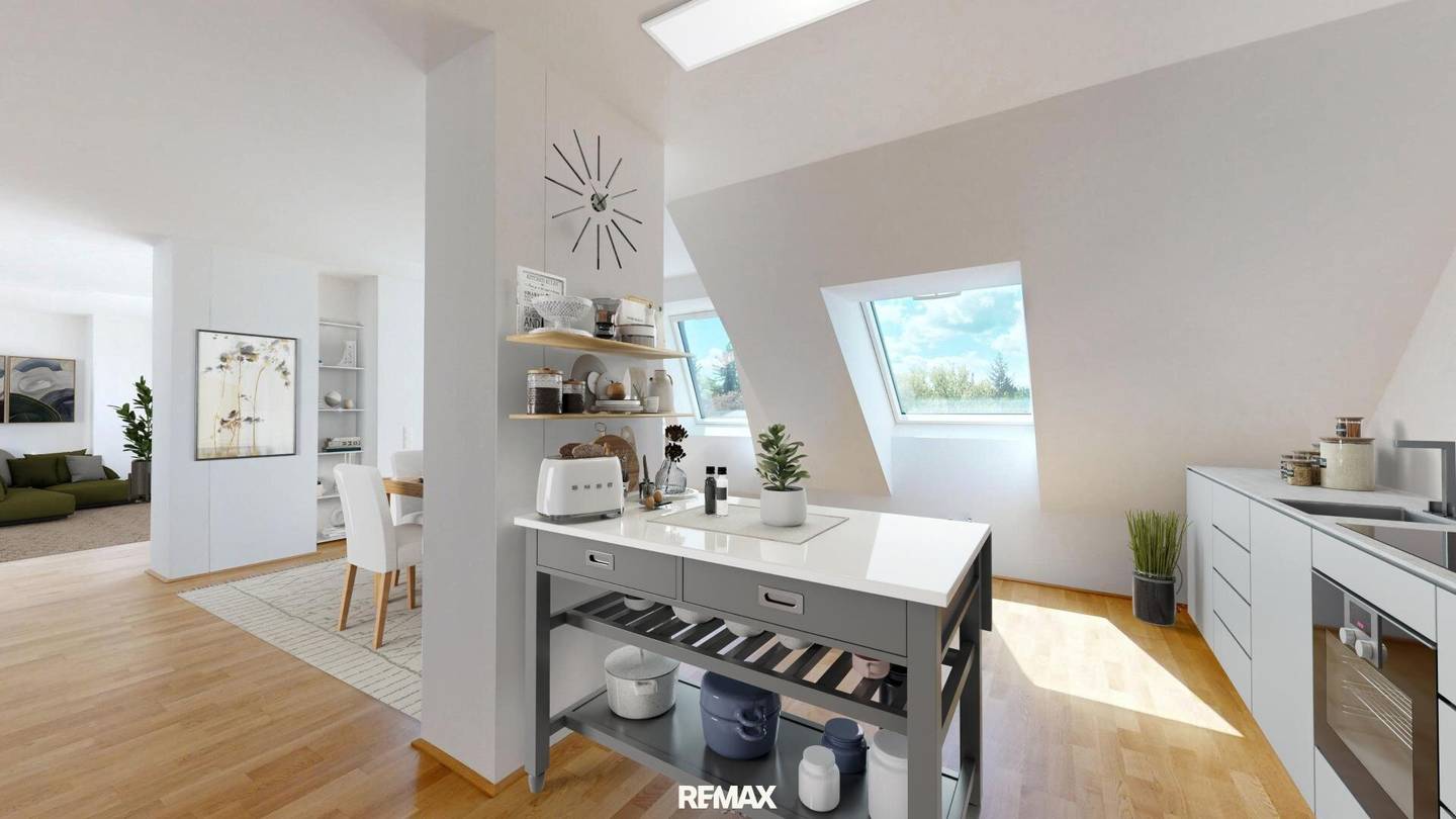 119 m² top floor apartment | distant view
