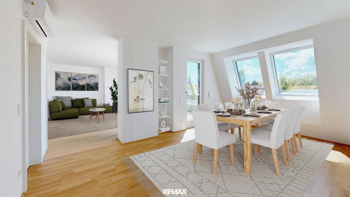 119 m² top floor apartment | distant view