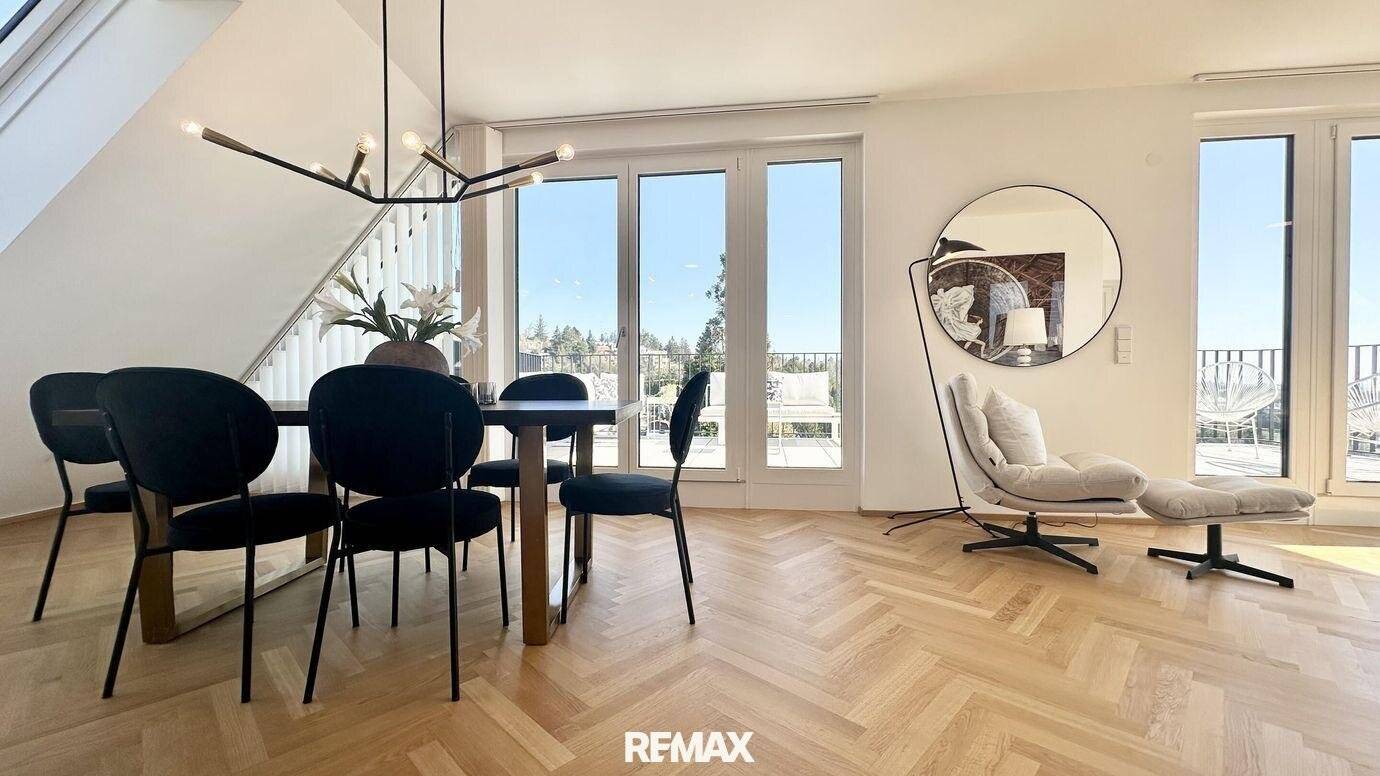 Top floor apartment roof terrace balcony