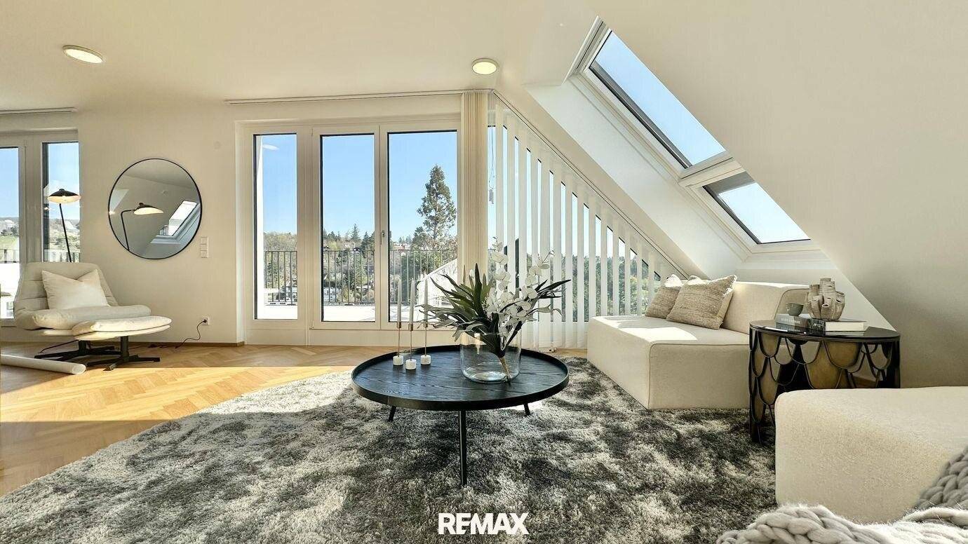 Top floor apartment roof terrace balcony