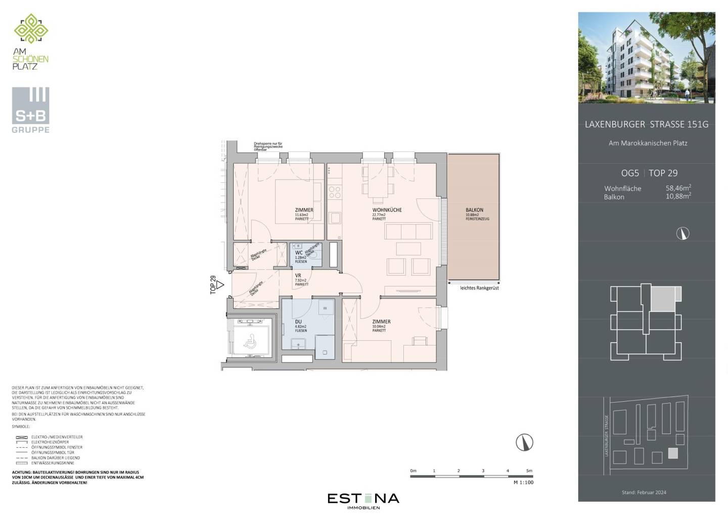 New build apartment Schneebergblick near U1