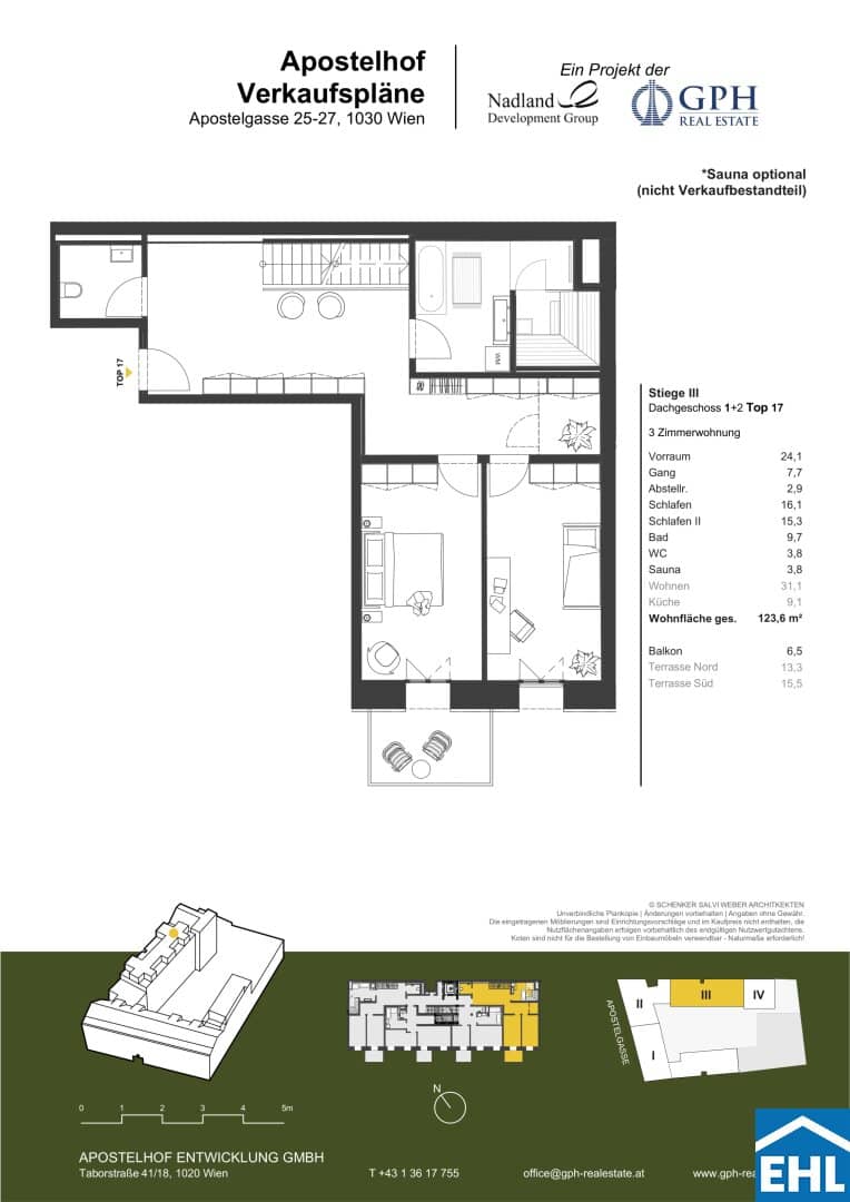 Erstbezug Wohnung mit Lift und Terrassen