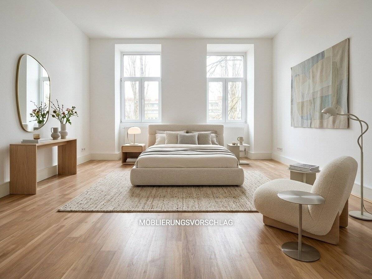 Wohnung direkt an der U3 hofseitig Grünblick
