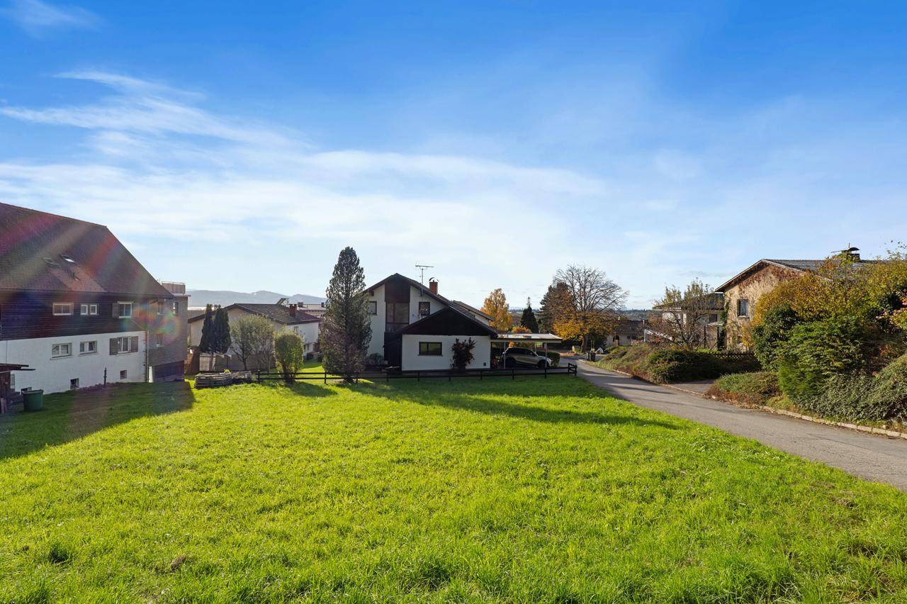 Grundstück Hörbranz: 650 m² in Hanglage mit Seesicht über Bodensee