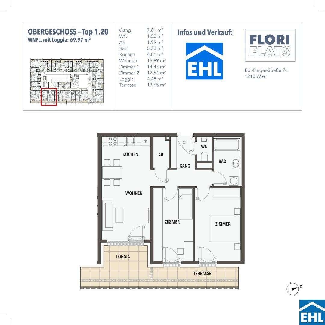 Wohnung Erstbezug Provisionsfrei mit Terrasse