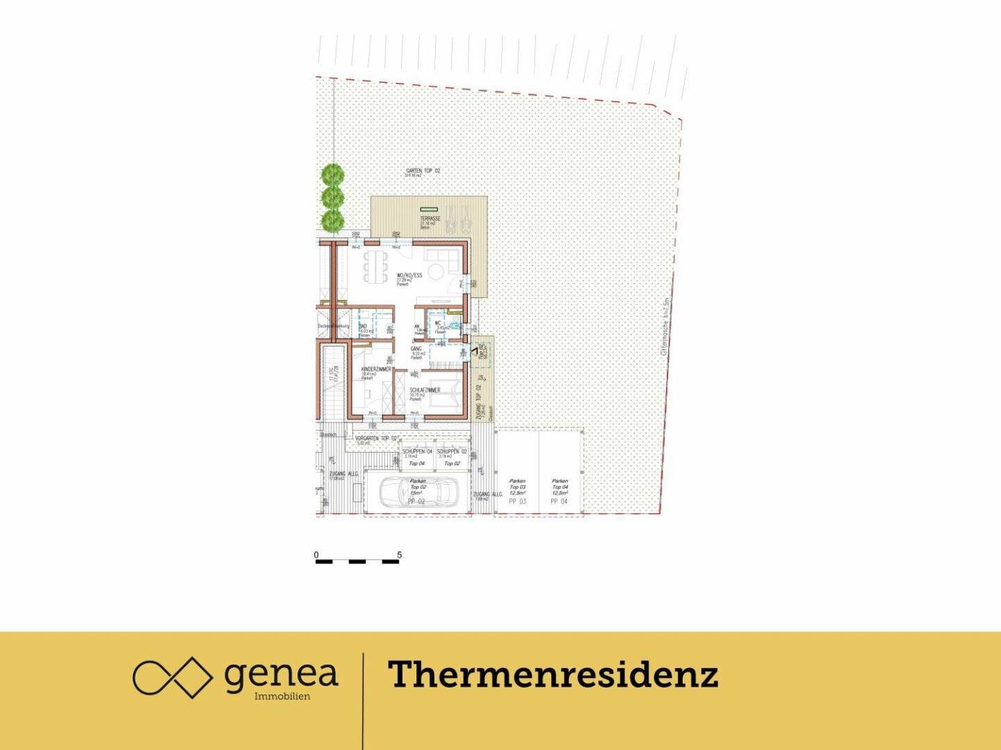 Apartment new build first occupancy with private garden