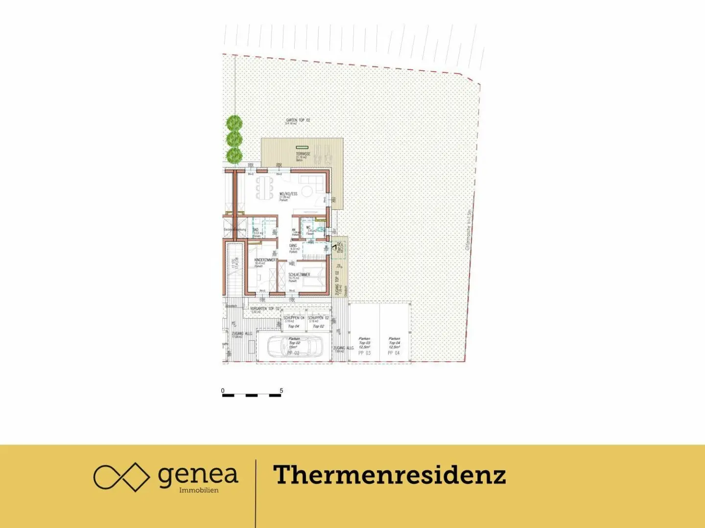 Apartment new build first occupancy with private garden