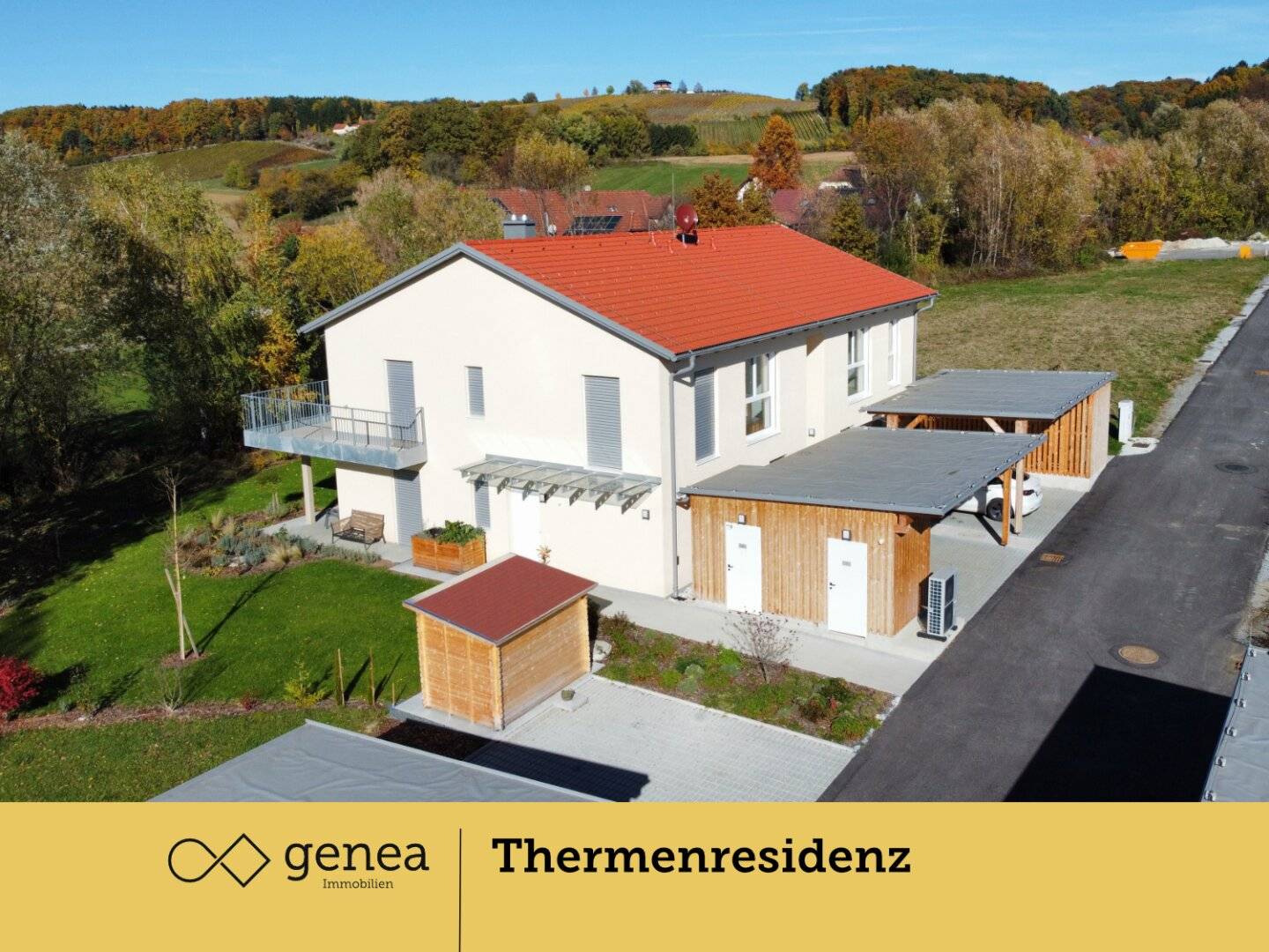 First occupancy apartment in the Thermen region with terrace