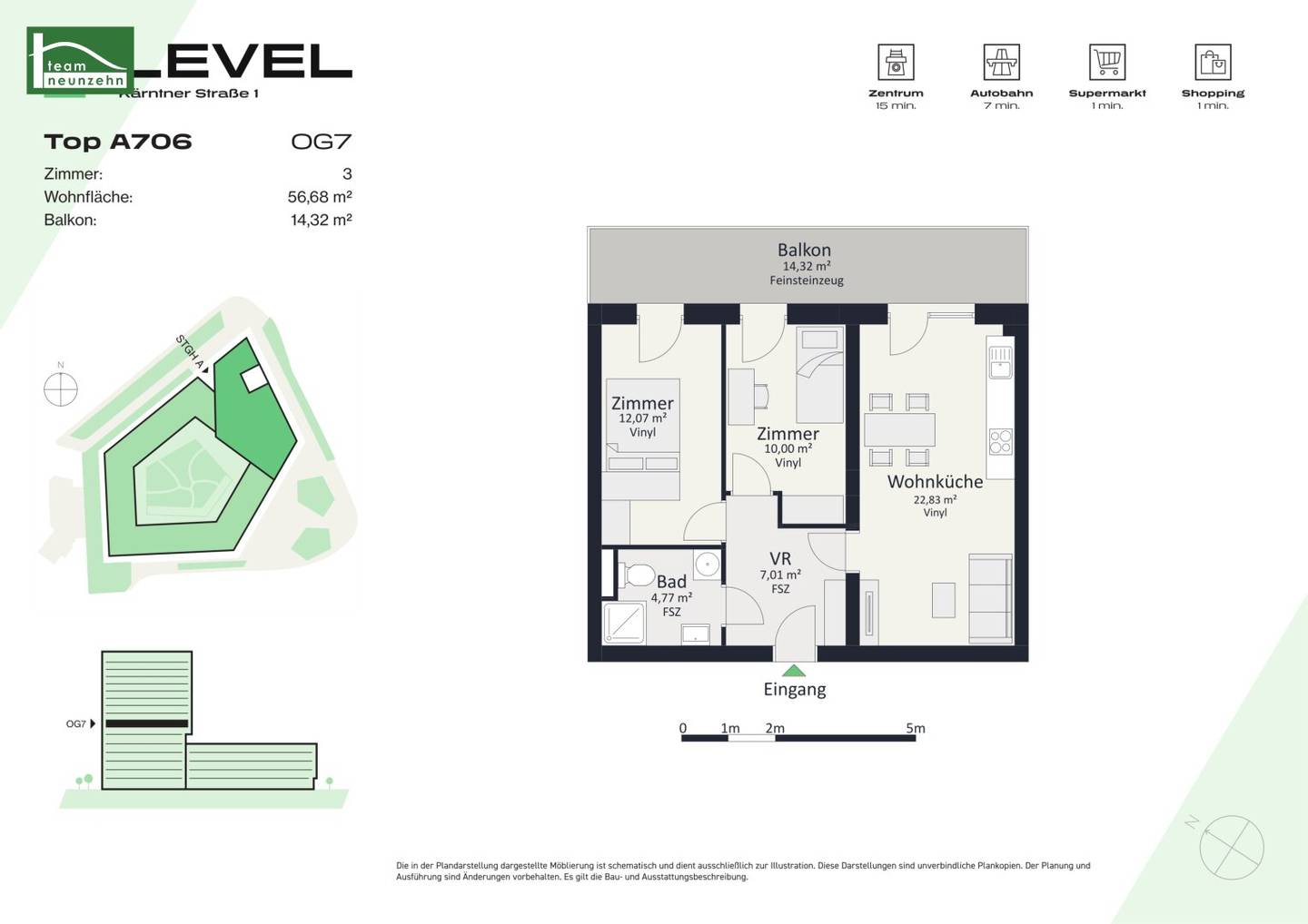 Home in the Skyline – Exclusive first occupancy available immediately