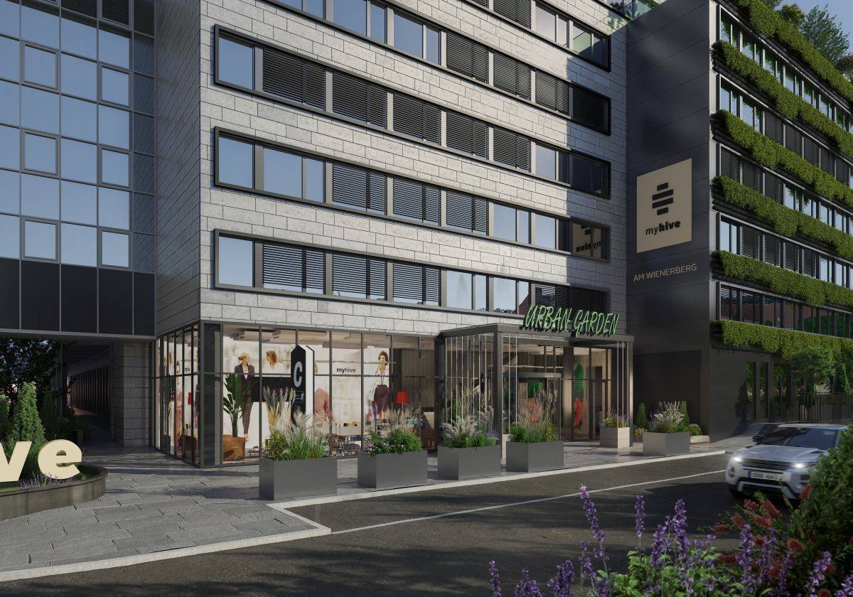 Bürofläche am Wienerberg – myhive URBAN GARDEN, modern & nachhaltig