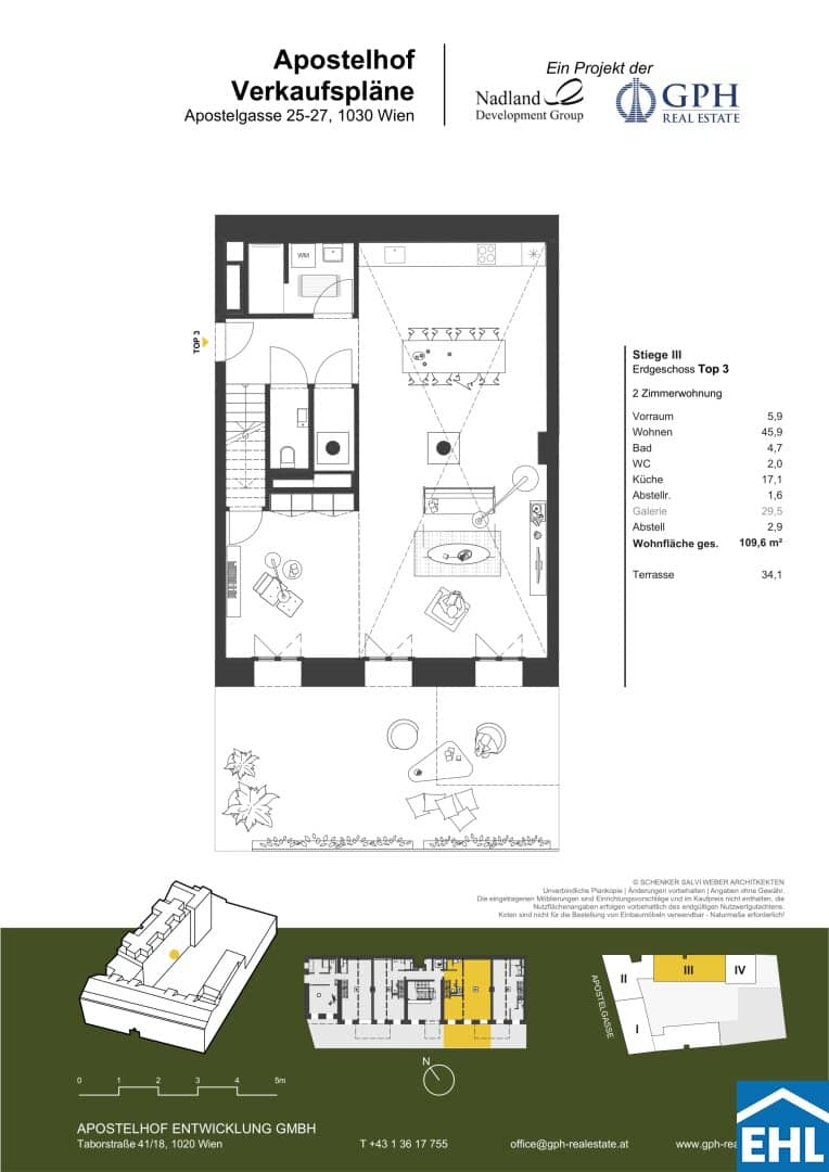 Apartment Apostelhof with large terrace near U3