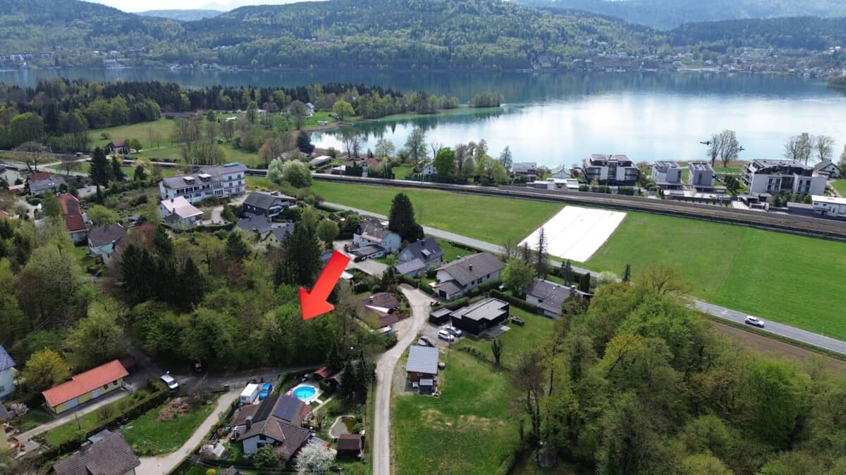 Baugrundstück in seenaher, sonniger Lage am Gletschertopf, Pörtschach