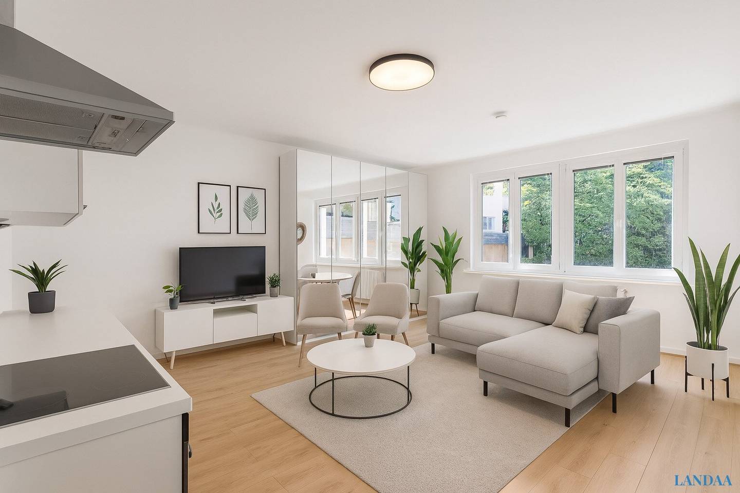 Wohnung ruhige hoflage nahe Donaukanal modern
