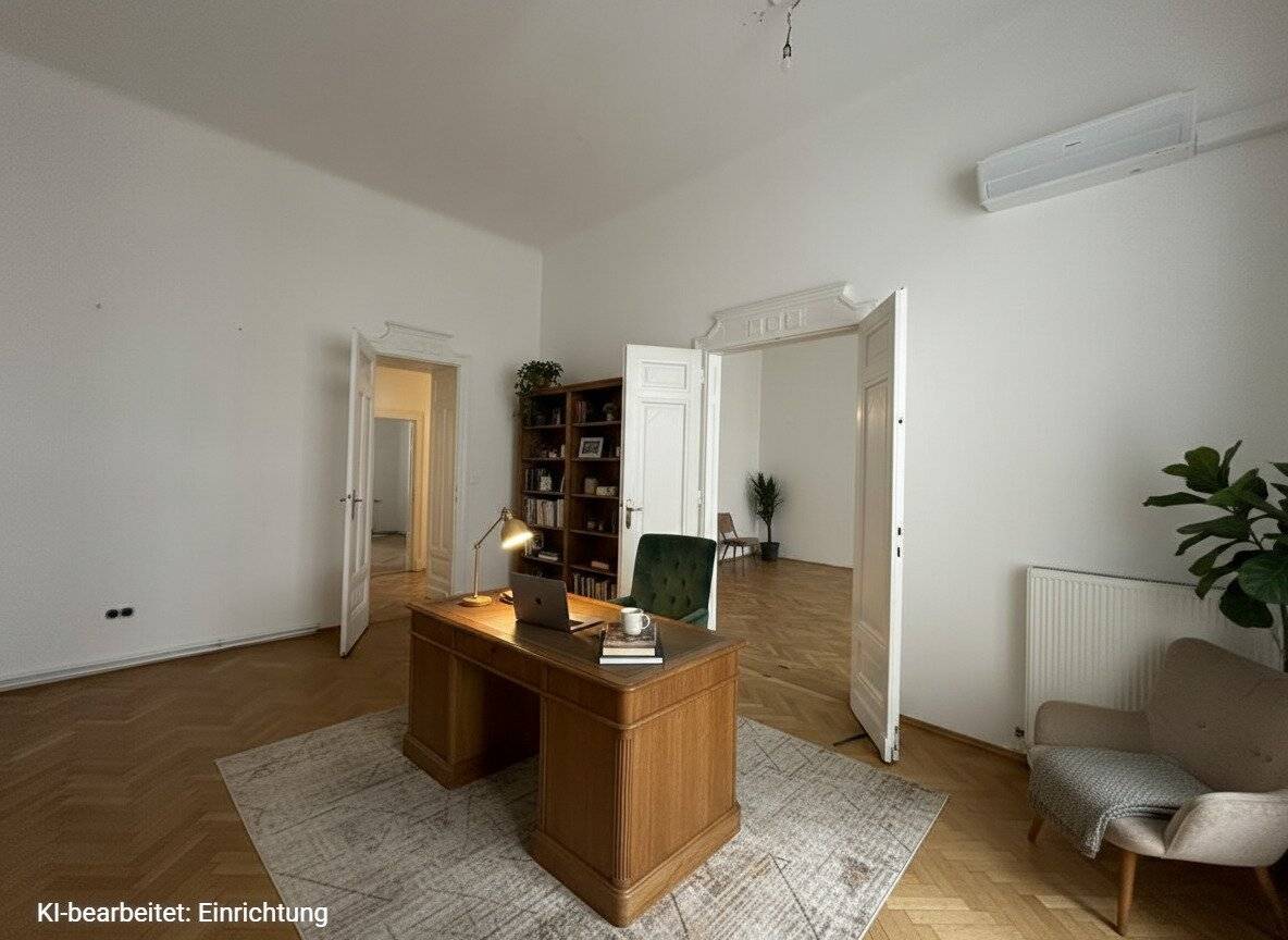 Großzügiges Büro nahe Karlskirche in 1040 Wien, 165 m², 7 Zimmer
