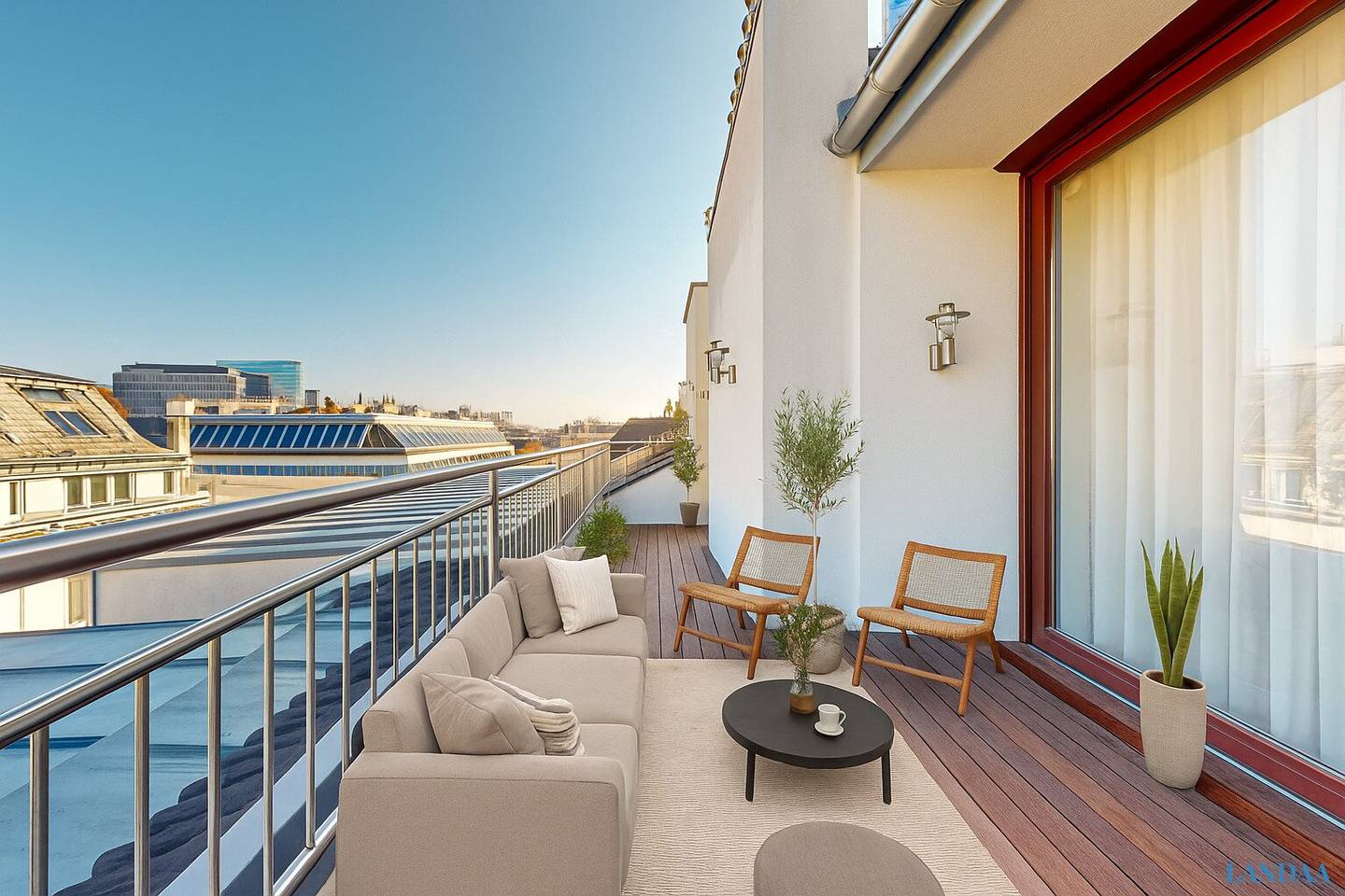 Top floor apartment three terraces panoramic views