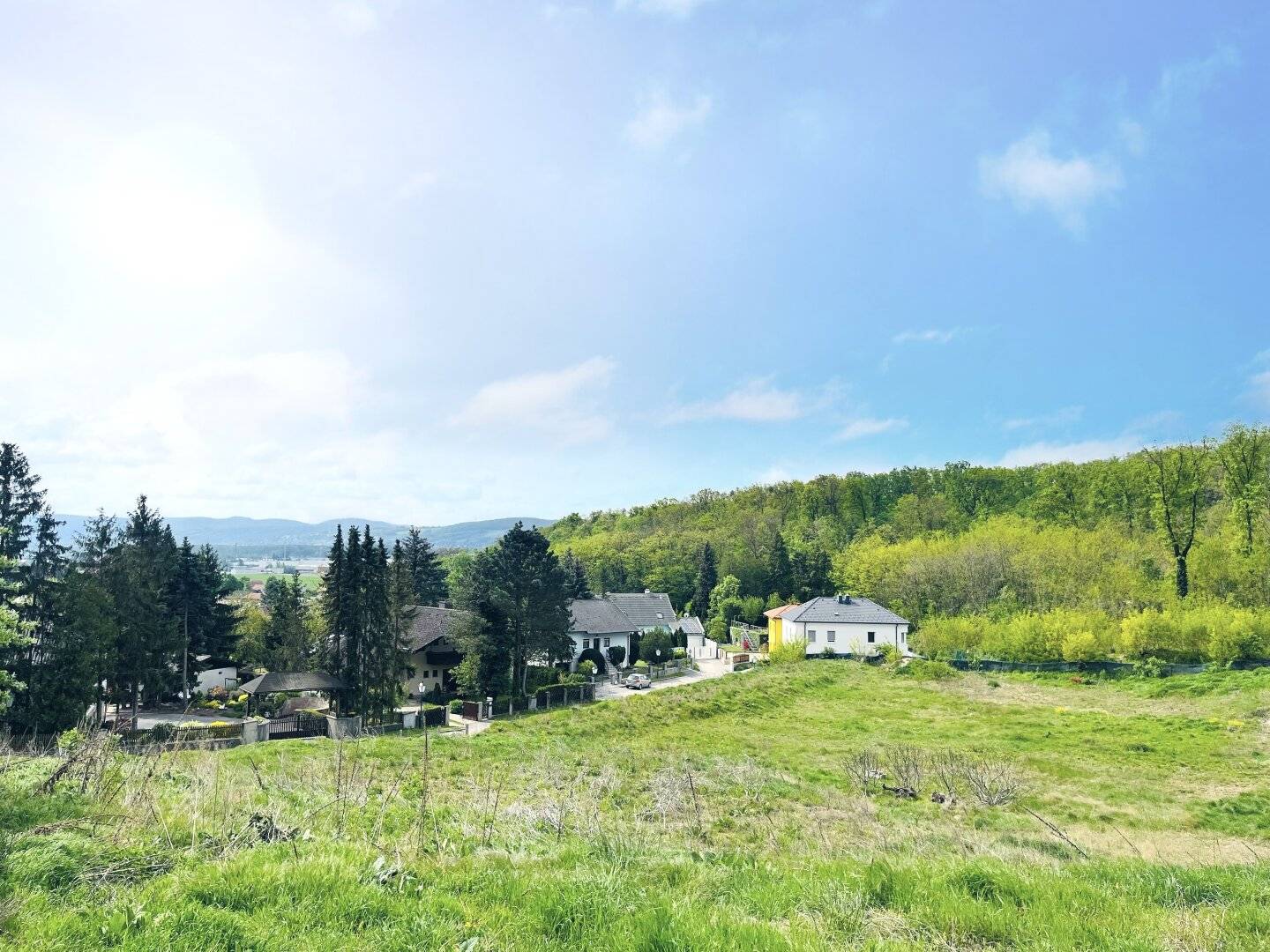 Leobendorf: Baugrundstück nahe Burg Kreuzenstein, 502 m², Südwestlage
