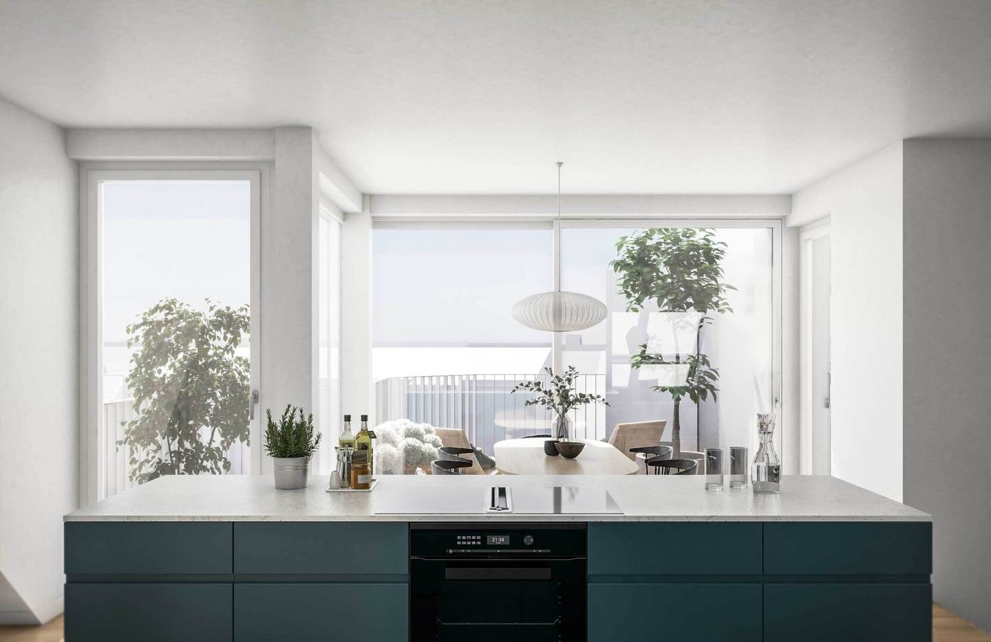 Attic apartment with building permit and lift
