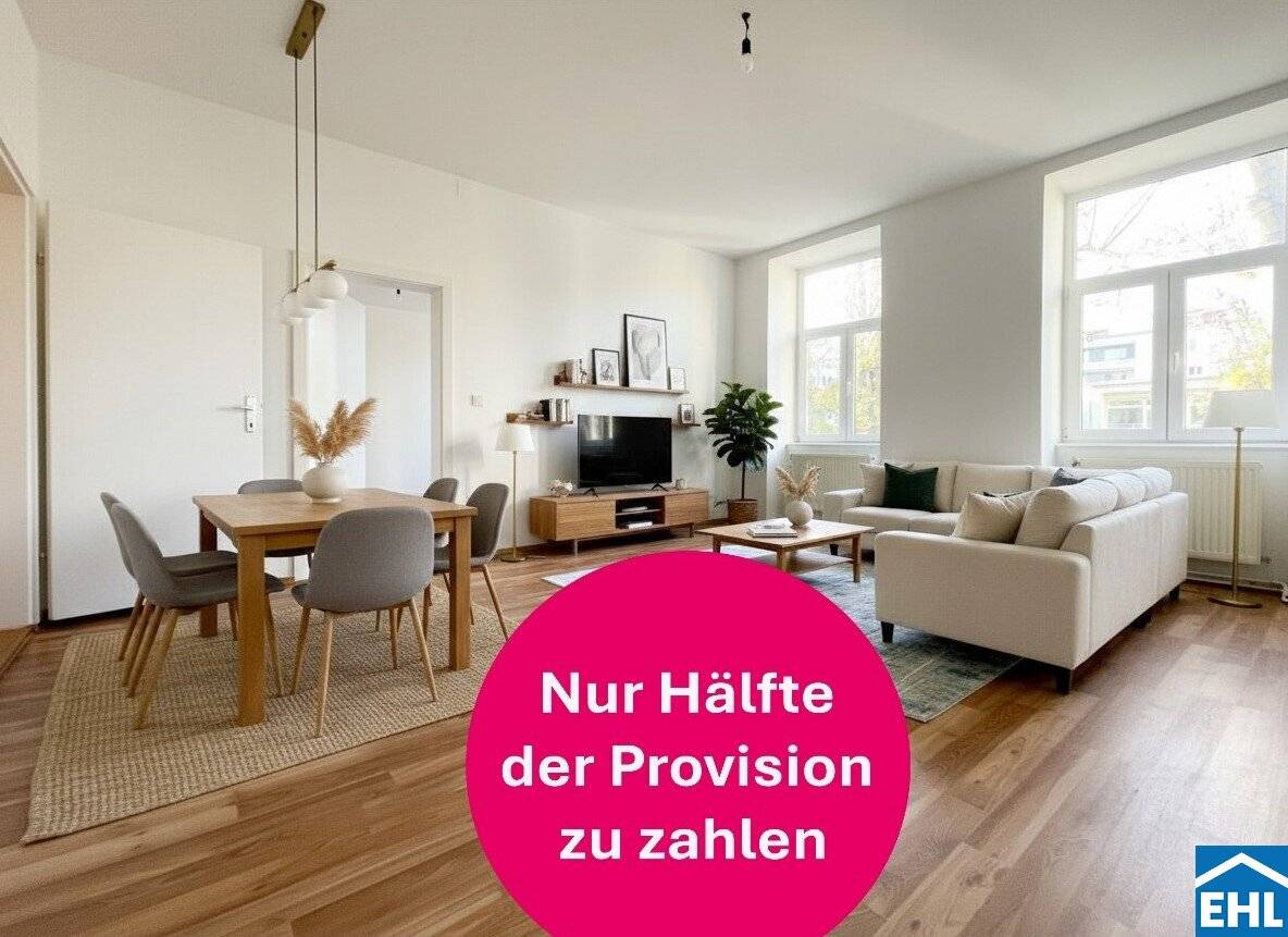 Wohnung hofseitig im Altbau nahe U3
