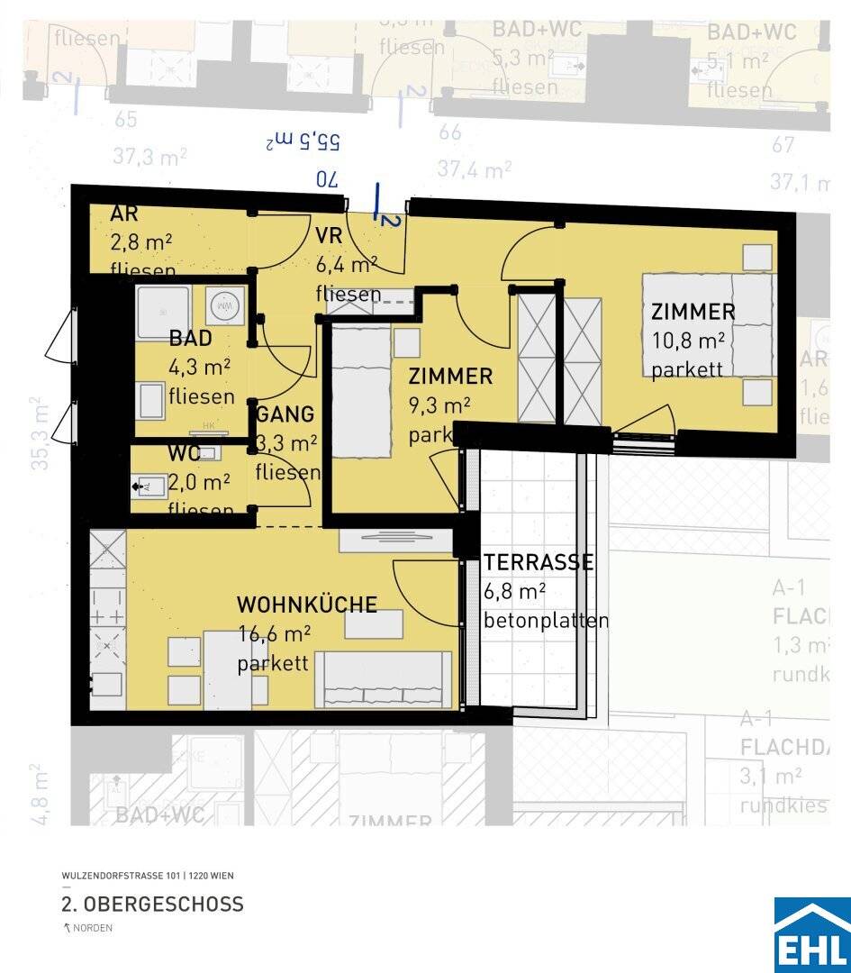 Exclusive living comfort: The location makes the difference