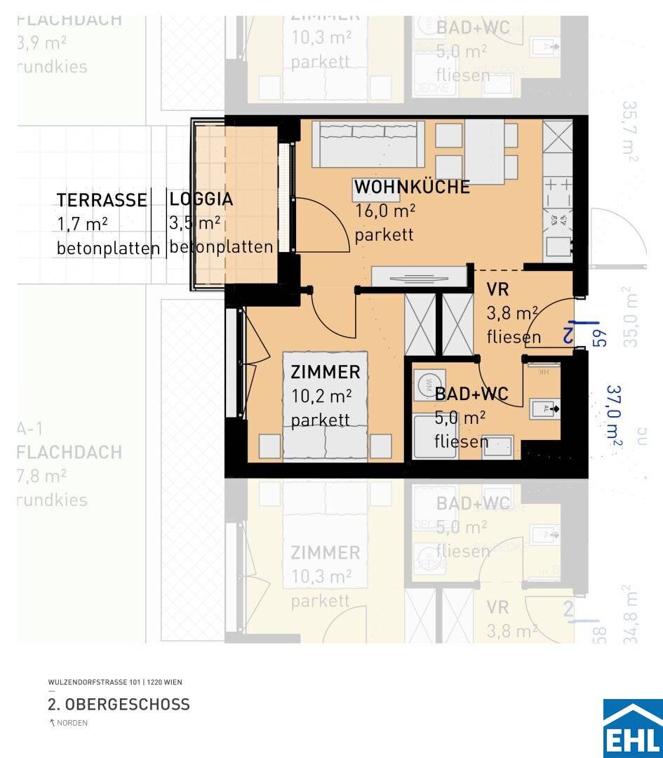 Close to the city and yet relaxed: Wulzendorfstraße 101!