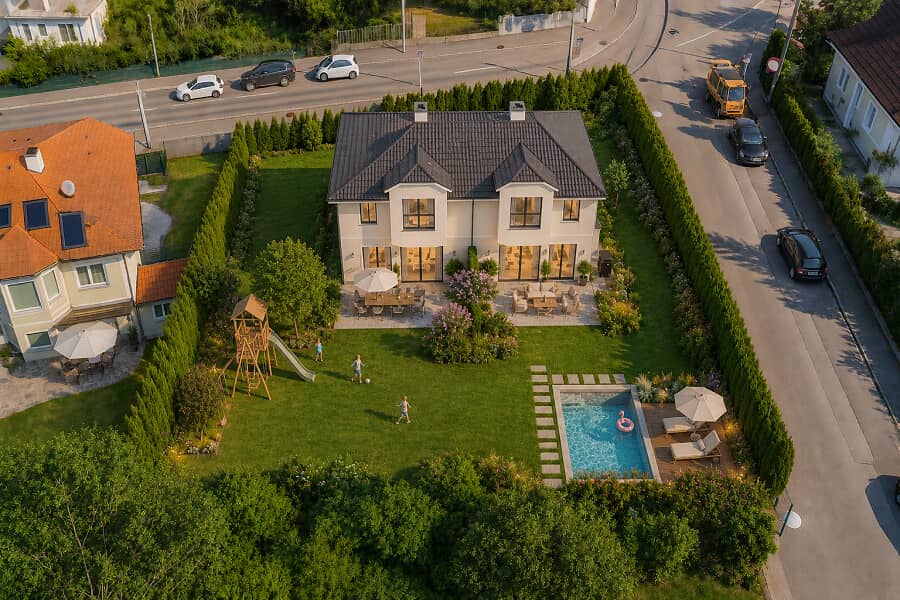 Perchtoldsdorf: Baugrund mit Abrisshaus, 817 m² Grundfläche, ruhig