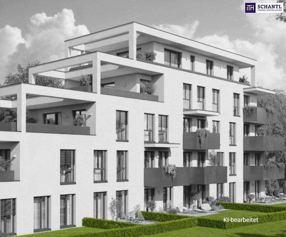 New-build apartment with 58 m² terrace and southwest orientation in Jakomini