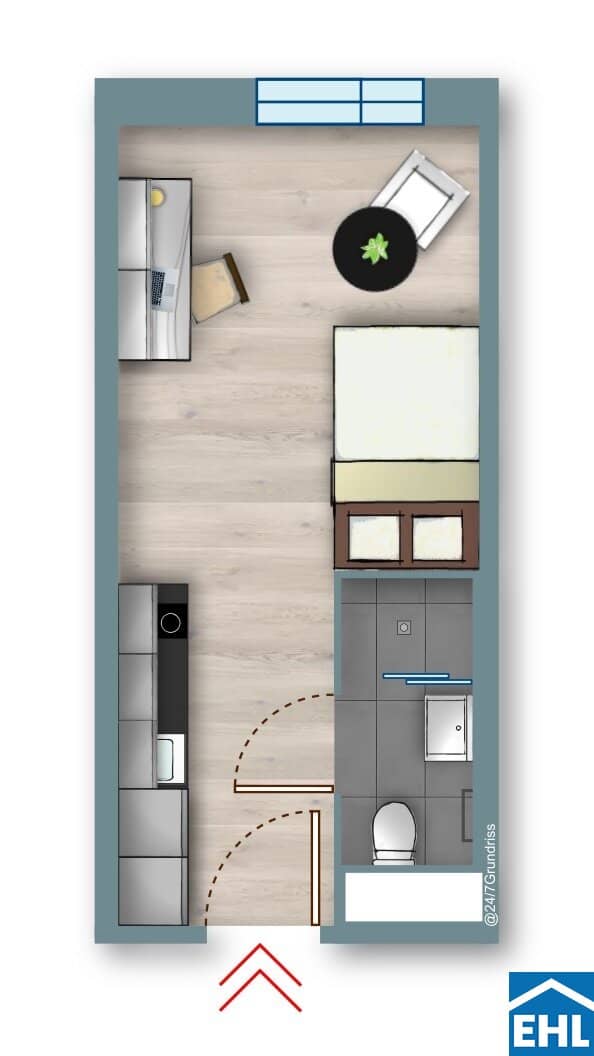 Neubauwohnung Vollmöbliert nahe U1