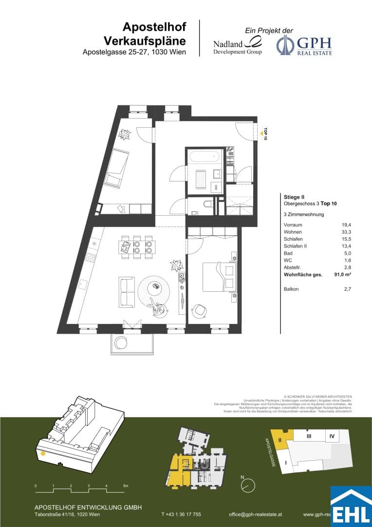 Wohnung ruhig nahe U3 Kardinal Nagl Balkon