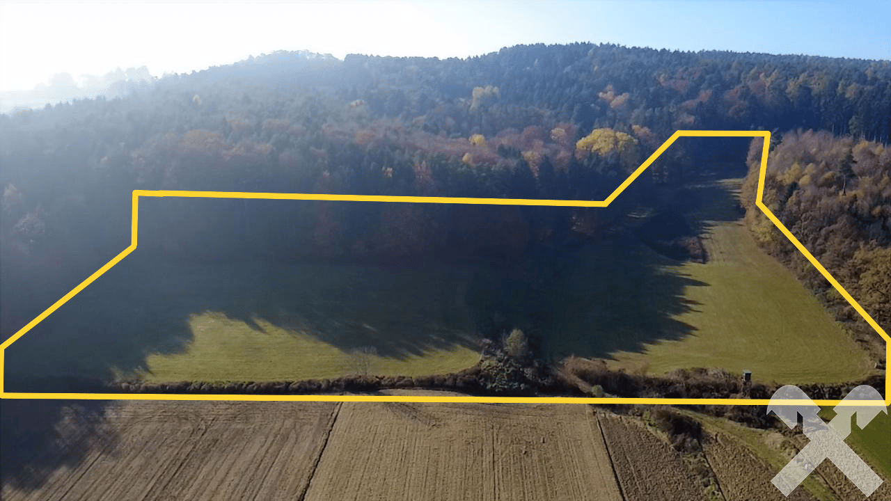Landwirtschaftliche Fläche in Bad Waltersdorf – 27.442 m², teils Wald