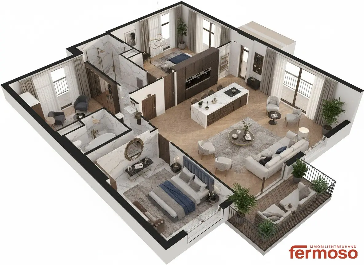 Luxurious 4-room apartment in absolutely best quality, promotion until 31.7.2026, sought-after location in 21st district in Vienna
