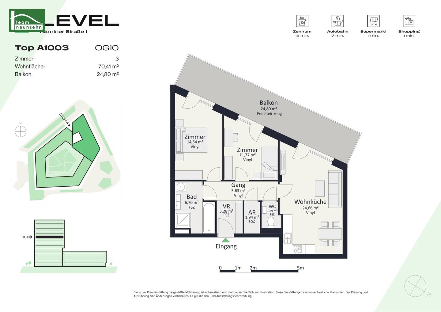 New Level – New Sense of Living – Kärntner Straße 1, 8020 Graz