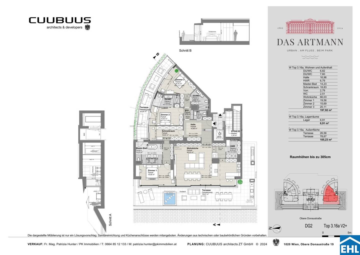 Wohnung in historic grandeur near Augarten