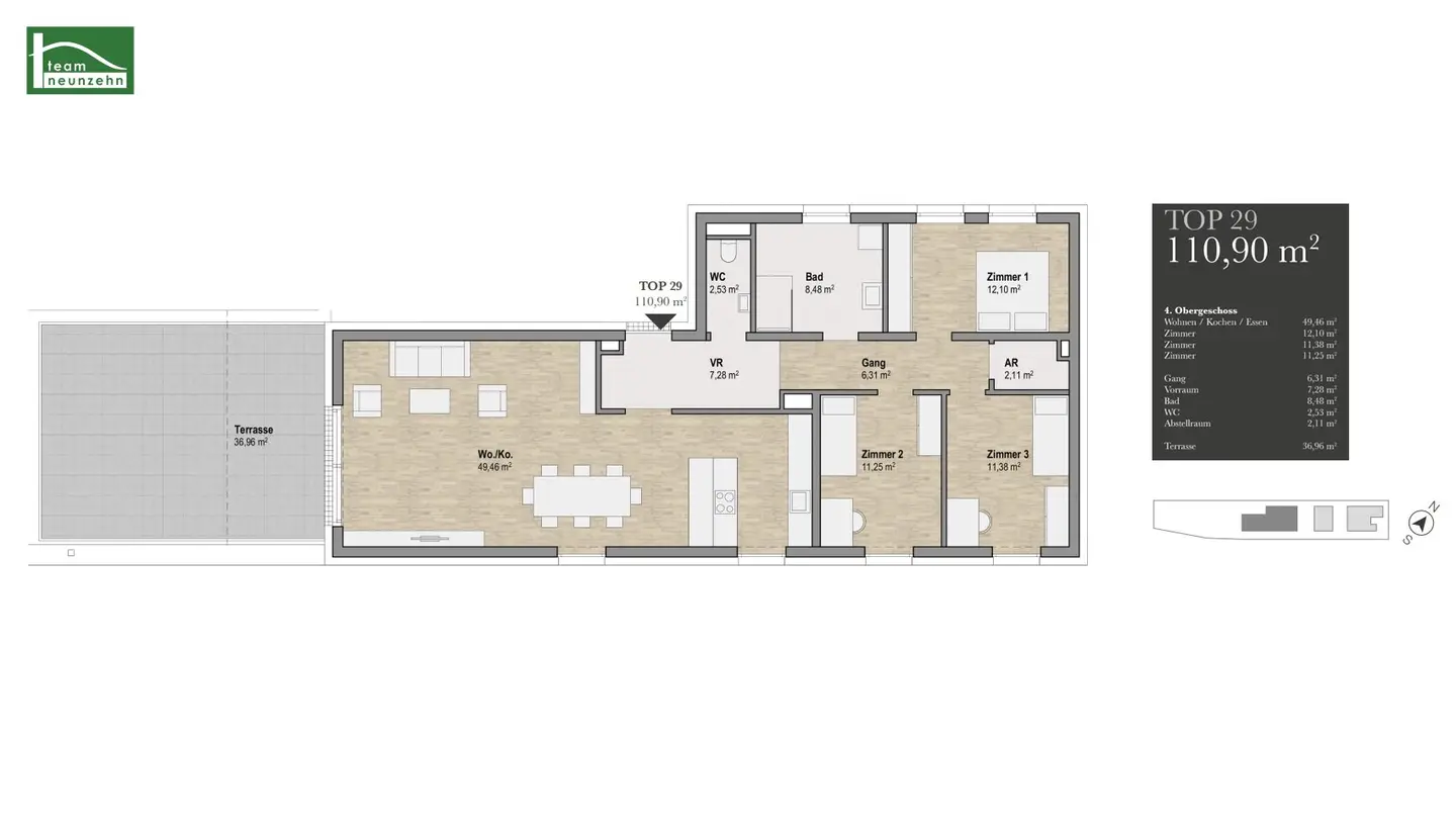 Exclusive investment opportunity, high quality new building with individual living comfort