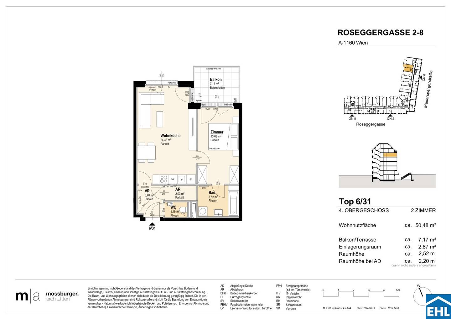 Apartment new build DGNB Gold near Wilhelminenberg