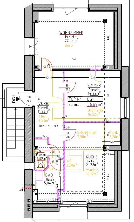 Newly available Wohnung with terrace