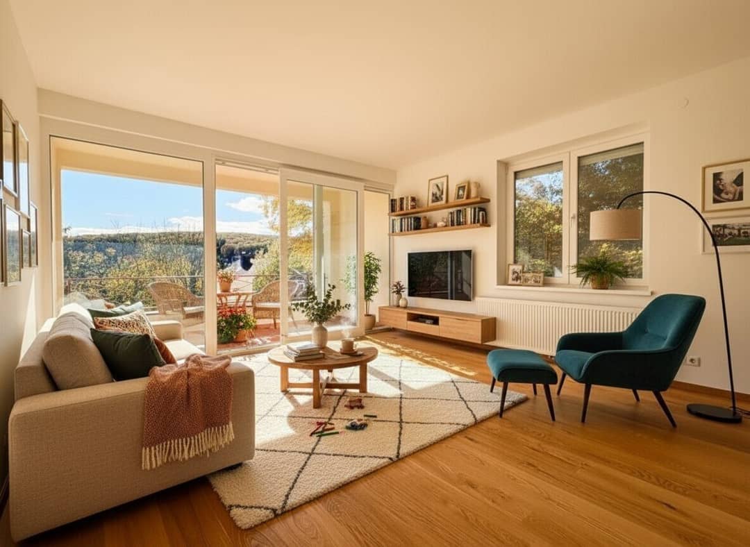 Generalsanierte 4 Zimmer Wohnung mit Loggia Balkon und Garage in Salmannsdorf