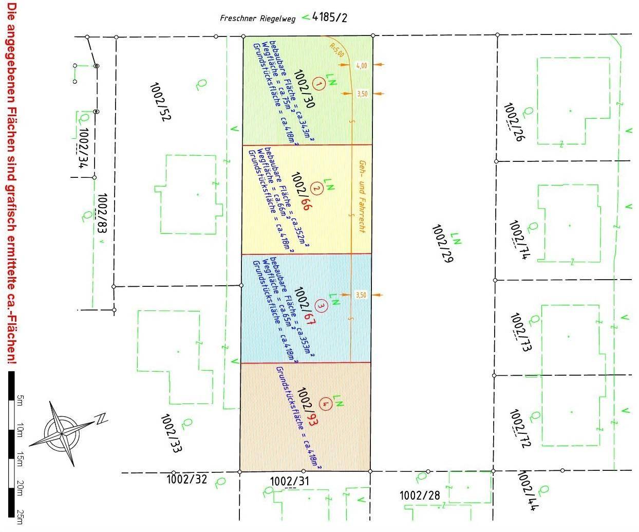 Attraktives Baugrundstück in Feldkirch – 418 m², ebene Parzelle