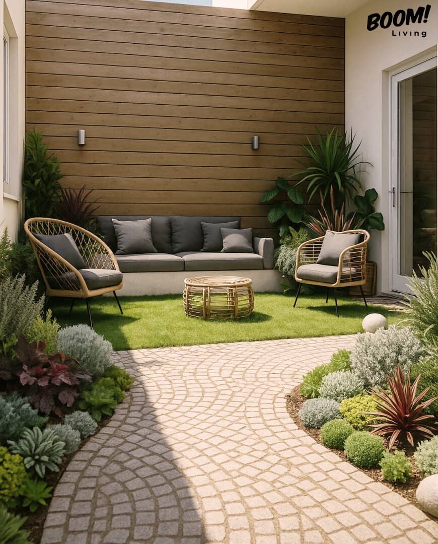 Revitalisierte Gartenwohnung mit Terrasse und Innenhofblick
