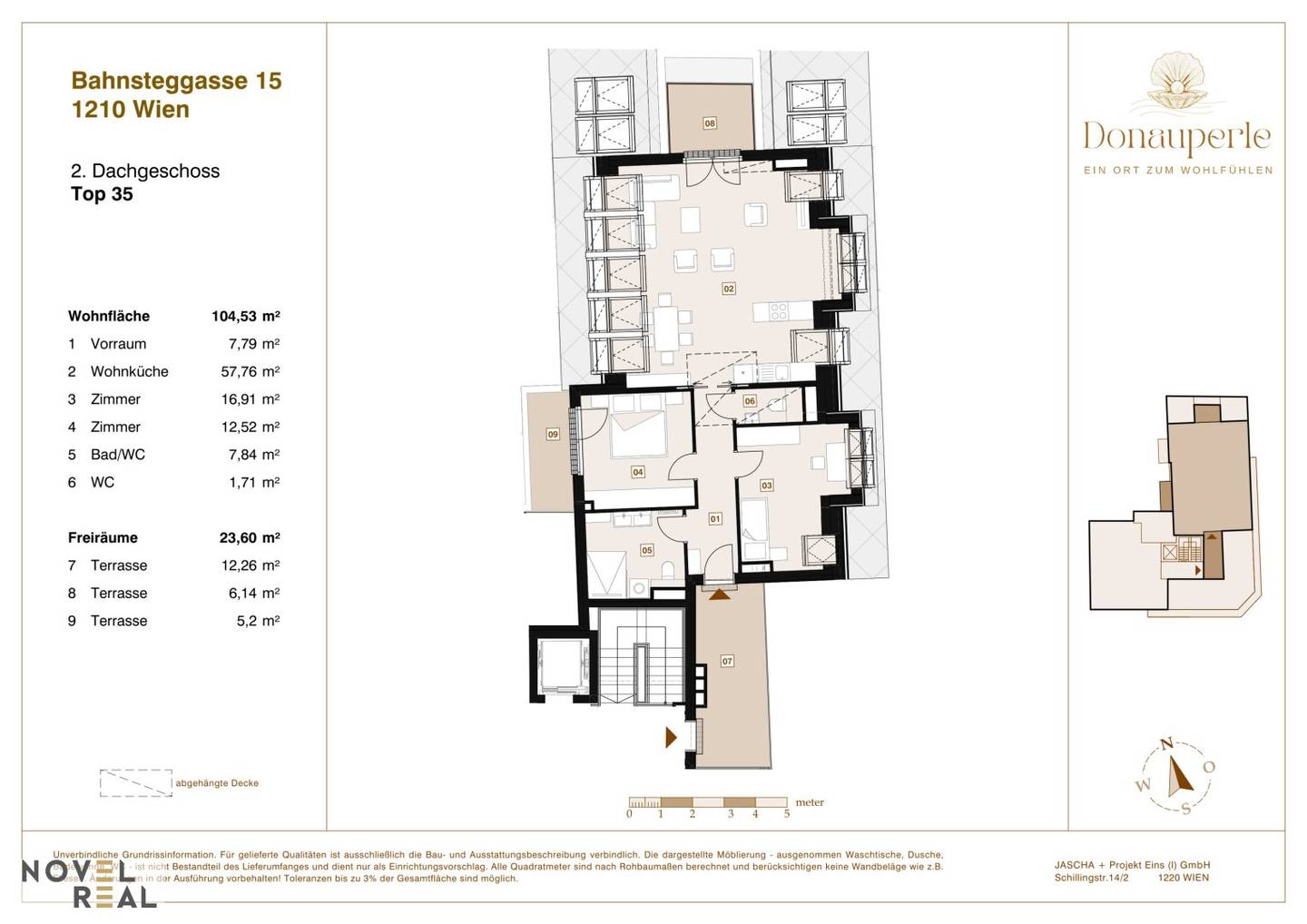 Wohnung Parkblick und Terrassen Neubau Erstbezug