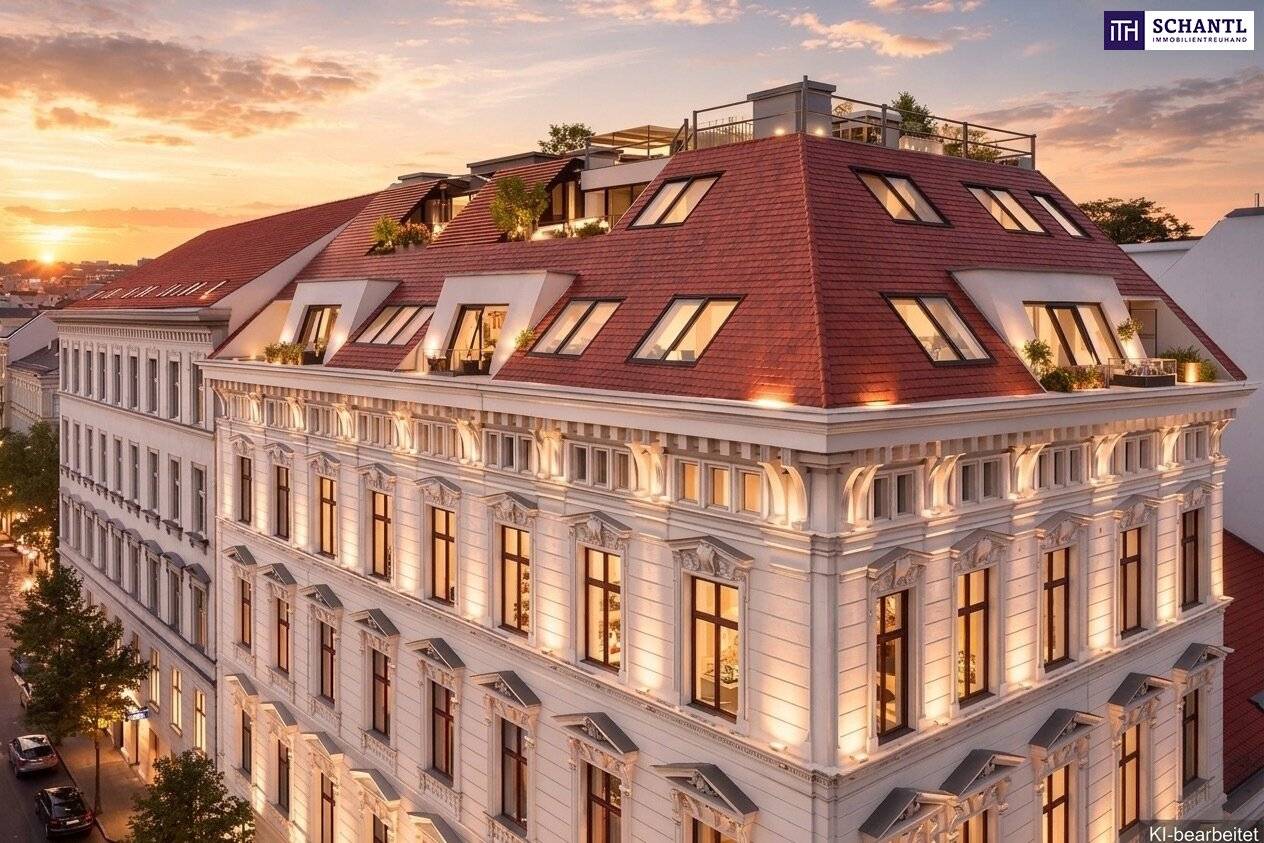 Penthouse with private lift access and south-facing terrace