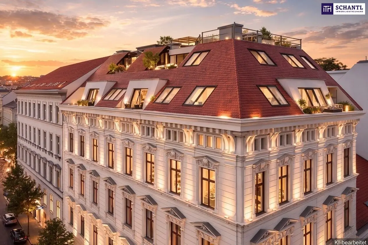 Penthouse with private lift access and south-facing terrace