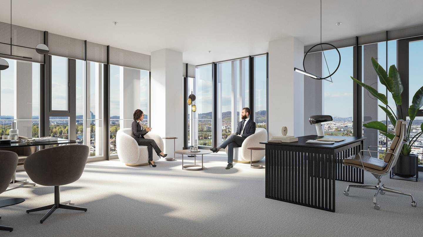 VIENNA TWENTYTWO Tower Offices - Büroflächen zu mieten 1220 Wien