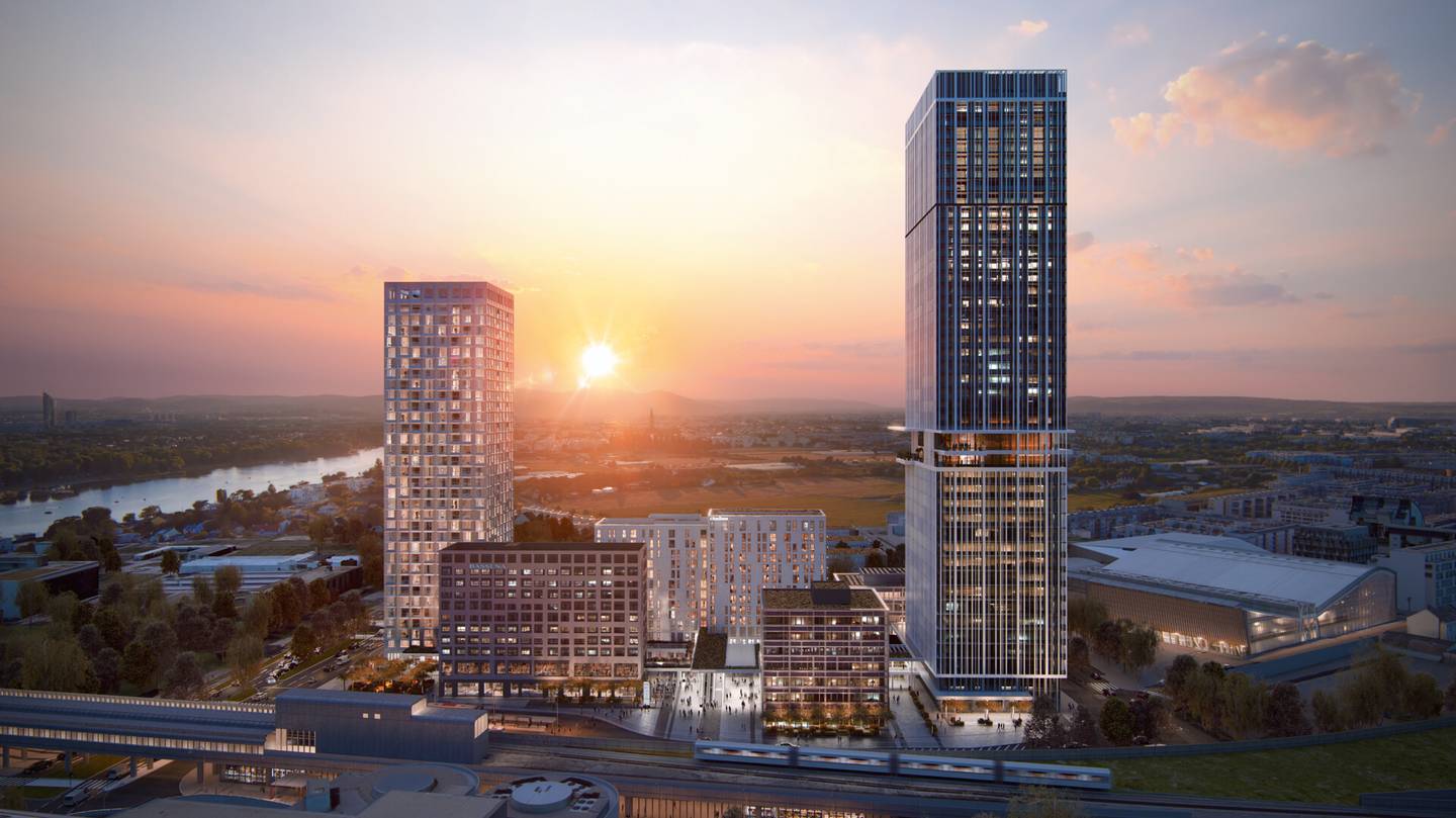 VIENNA TWENTYTWO Tower Offices - Büroflächen zu mieten 1220 Wien