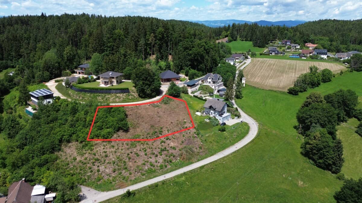 Baugrundstück mit Karawankenblick in Traumlage – Toppelsdorf 55
