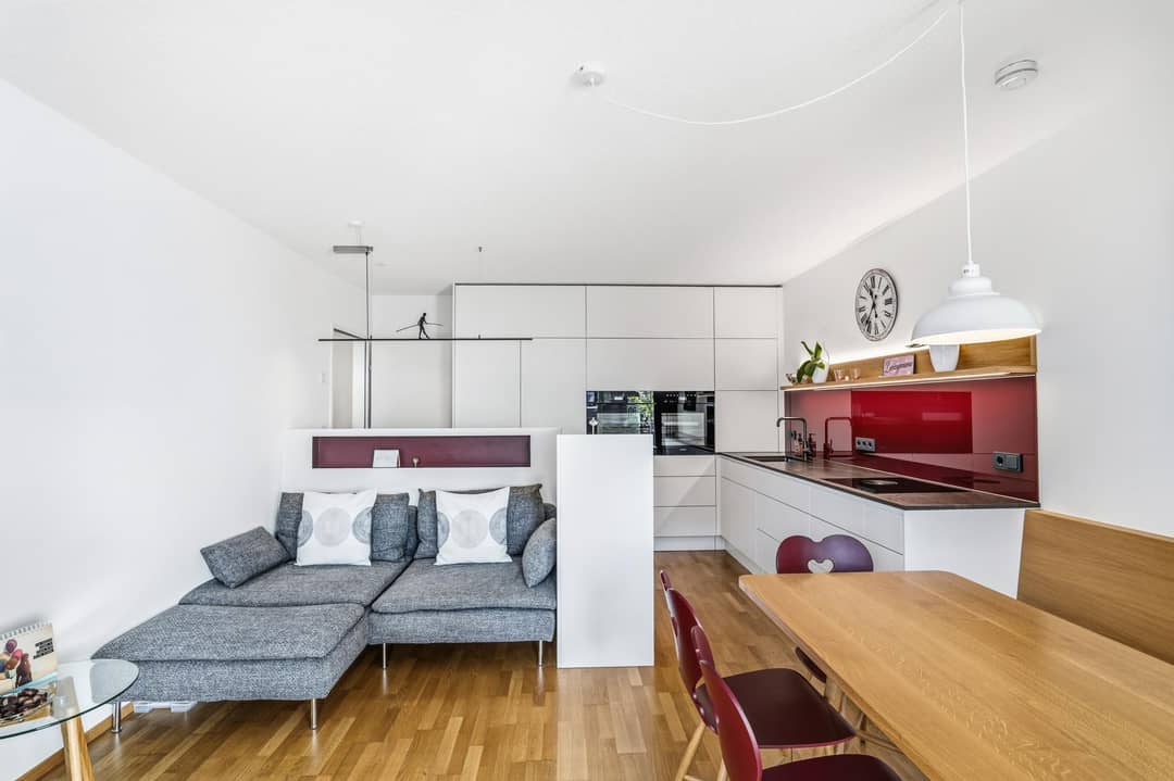 Wohnung Exklusive Innenarchitektur und Terrasse