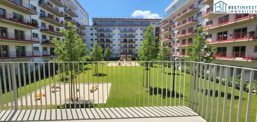 New build apartment first occupancy terrace