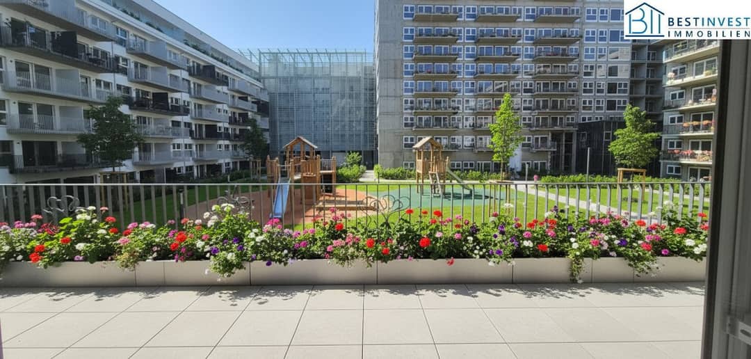 Ground floor apartment first occupancy terrace near university