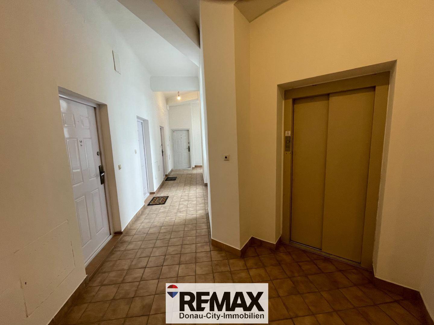 Old building apartment with bright kitchen