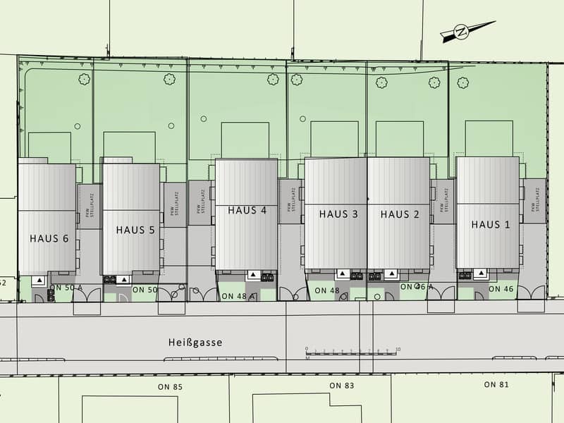 1230, Heißgasse, Beim Rosenhügel in Grünruhelage, Einzelhaus gekuppelt